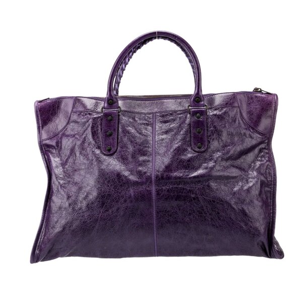 Balenciaga Leather Motocross Classic Weekender - Picture 4 of 8